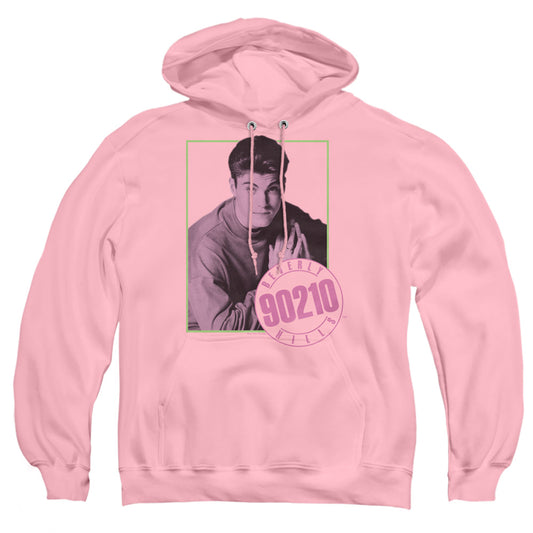90210 : DAVID ADULT PULL-OVER HOODIE PINK 2X