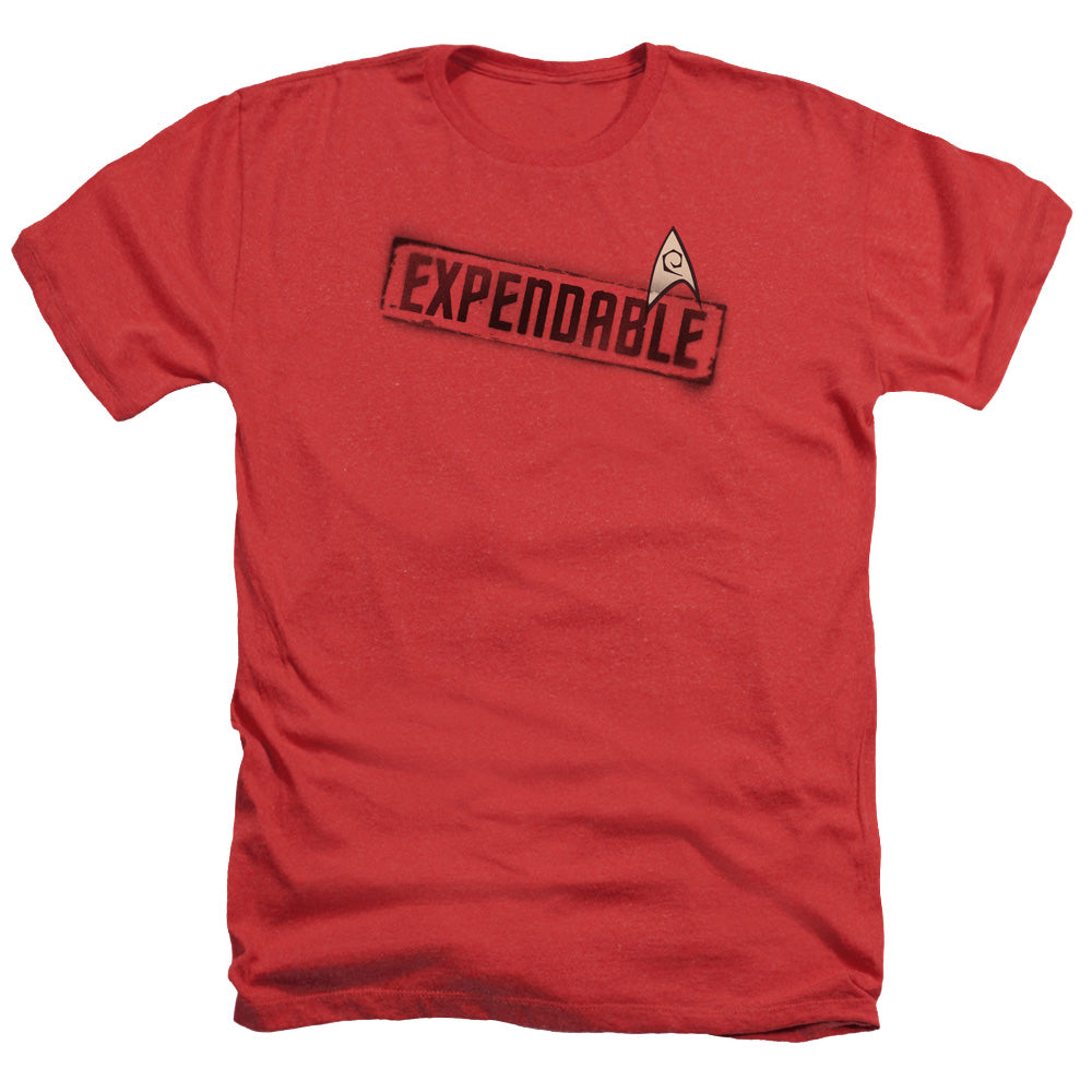 Star Trek Expendable Adult Size Heather Style T-Shirt.