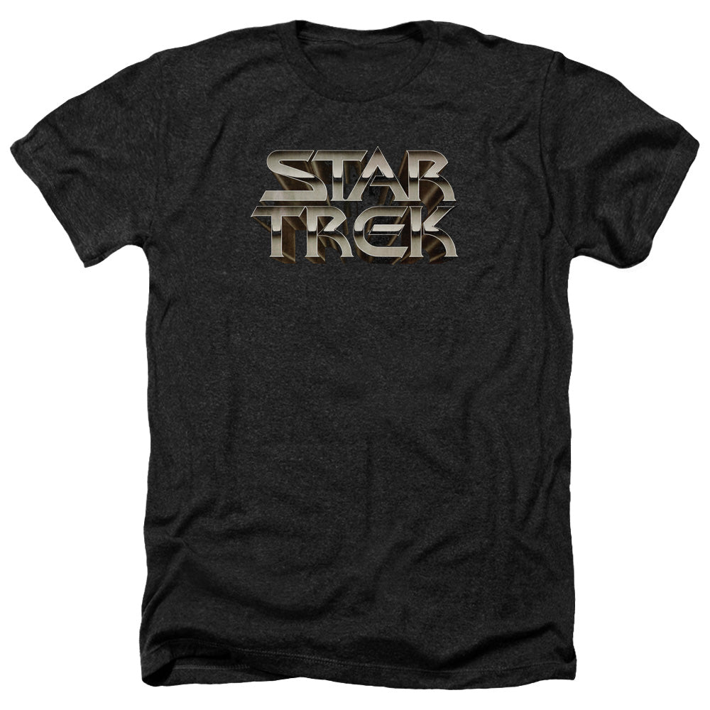 Star Trek Feel The Steel Adult Size Heather Style T-Shirt.