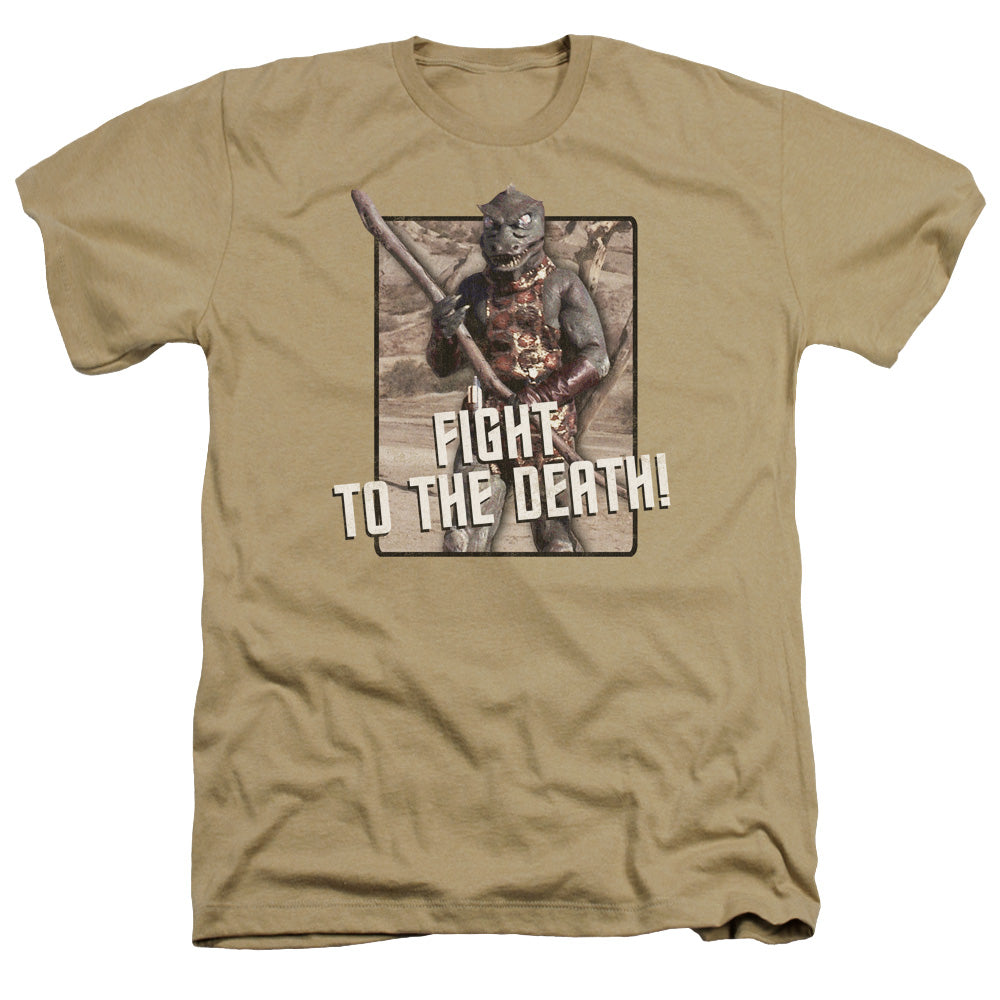 Star Trek To The Death Adult Size Heather Style T-Shirt.