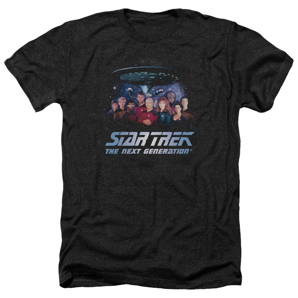 Star Trek Space Group Adult Size Heather Style T-Shirt.
