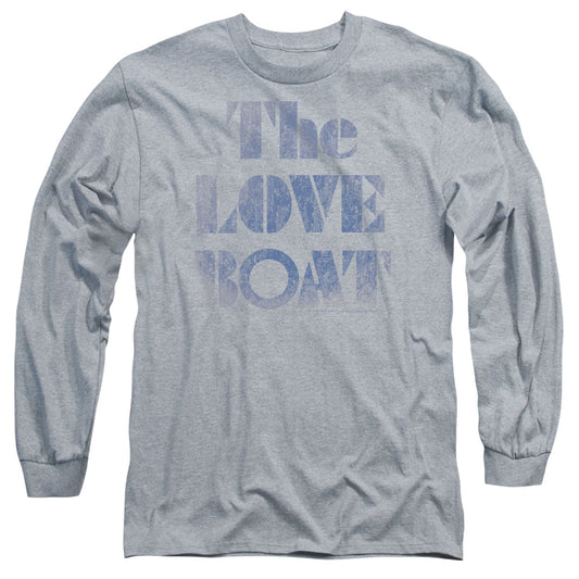LOVE BOAT : DISTRESSED L\S ADULT T SHIRT 18\1 Athletic Heather LG