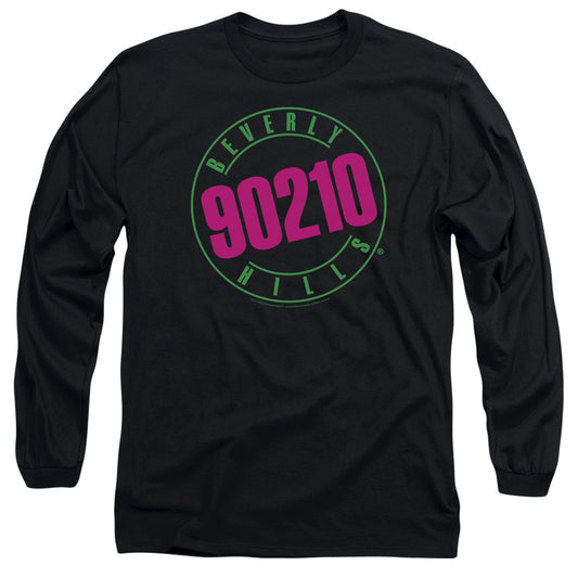 90210 : NEON L\S ADULT T SHIRT 18\1 BLACK XL