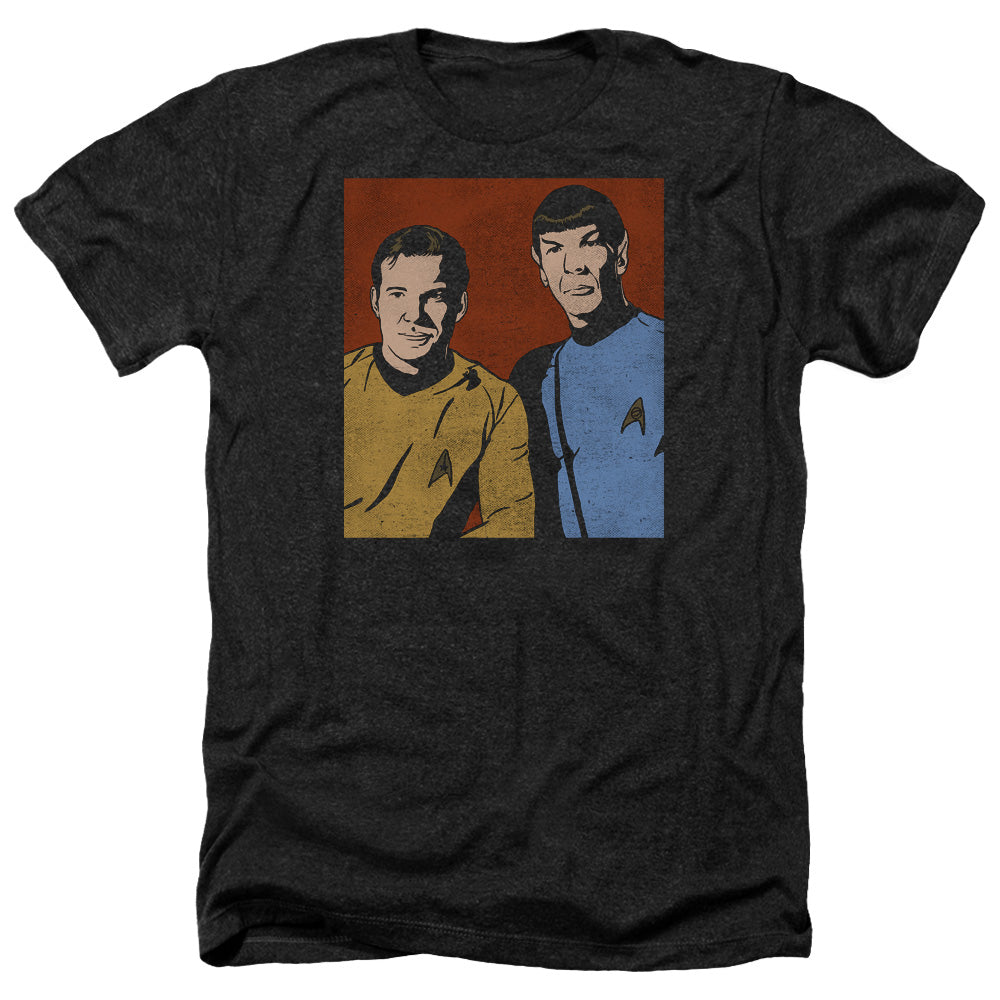 Star Trek Friends Adult Size Heather Style T-Shirt.
