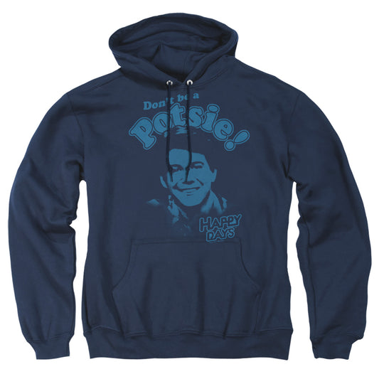 HAPPY DAYS : DON'T BE A POTSY! ADULT PULL OVER HOODIE Navy MD