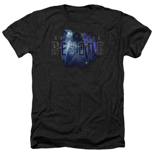 Star Trek Beyond Galaxy Beyond Adult Size Heather Style T-Shirt.