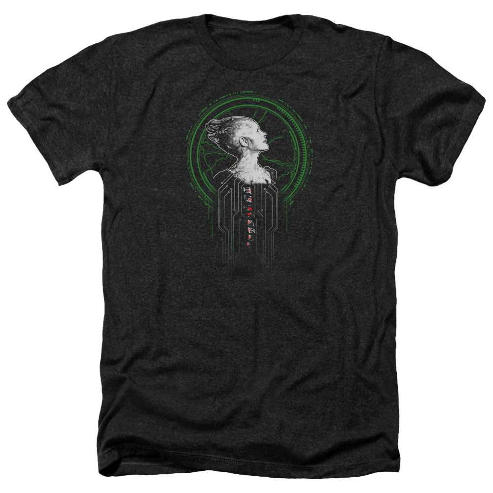 Star Trek Borg Queen Adult Size Heather Style T-Shirt.