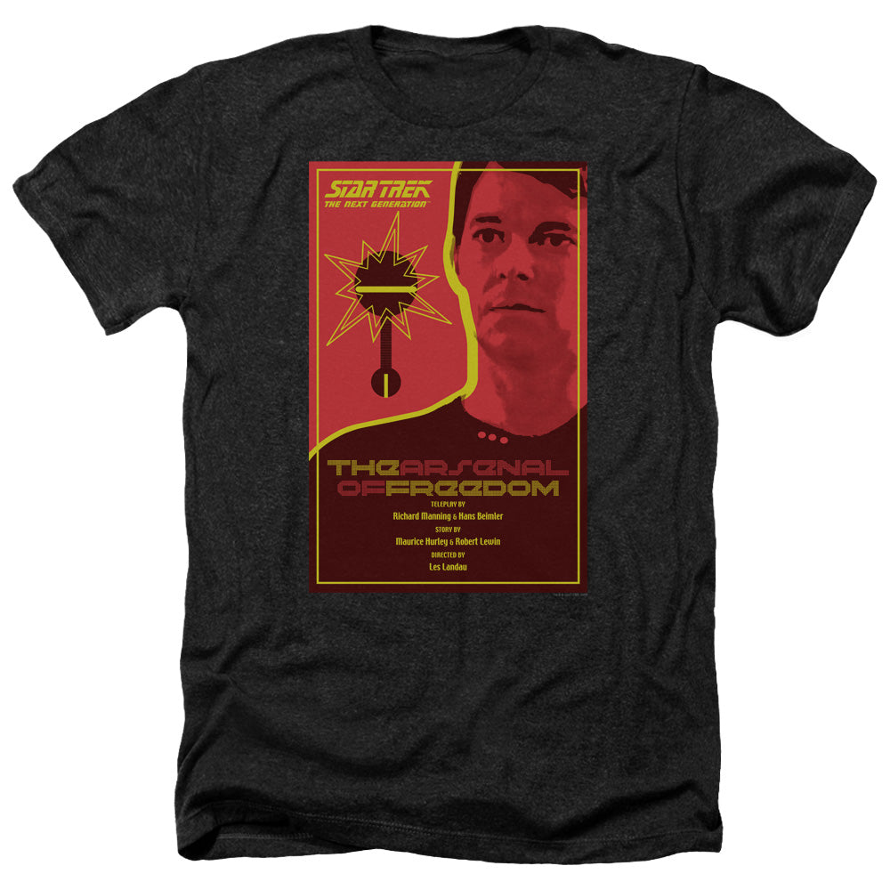 Star Trek The Next Generation Season 1 Episode 21 Adult Size Heather Style T-Shirt.