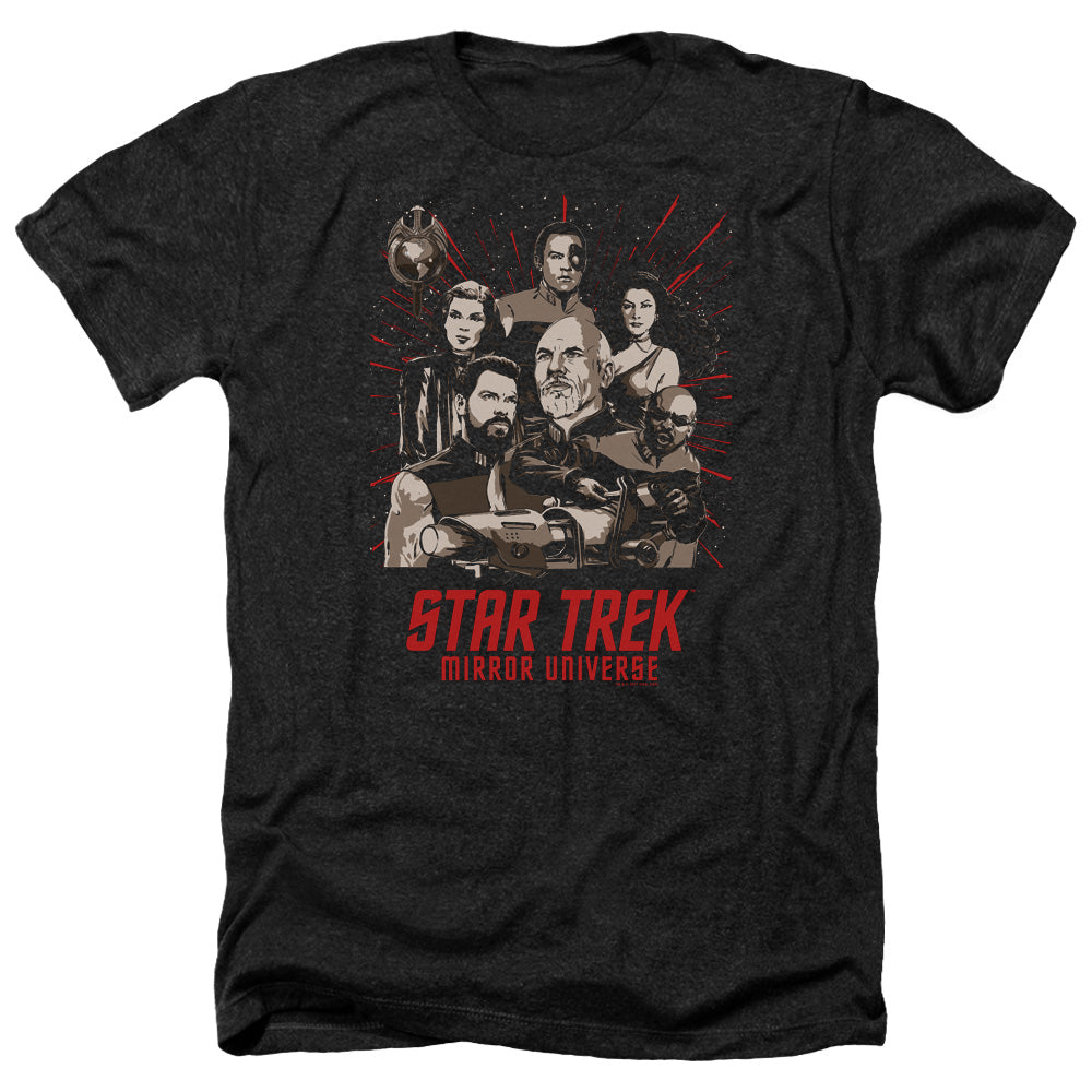 Star Trek Poster Adult Size Heather Style T-Shirt.