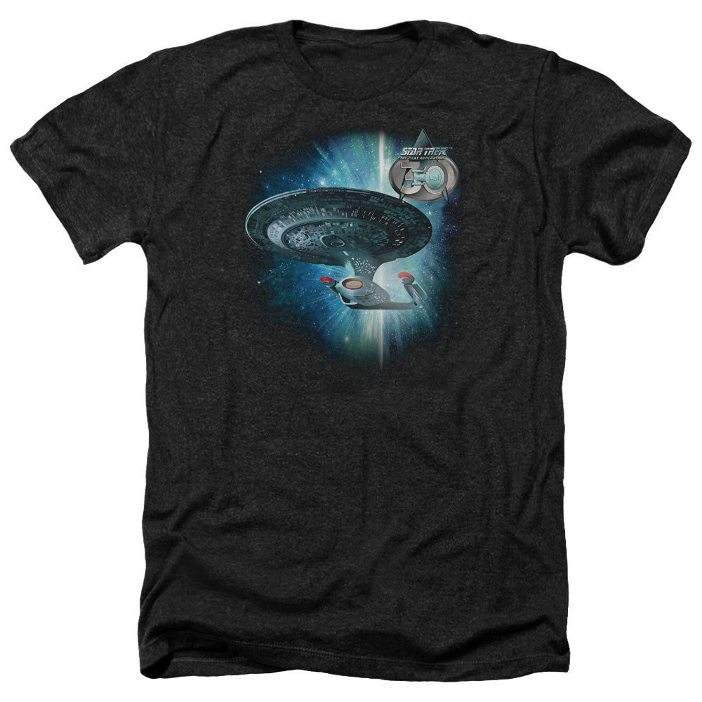 Star Trek Ship 30 Adult Size Heather Style T-Shirt.