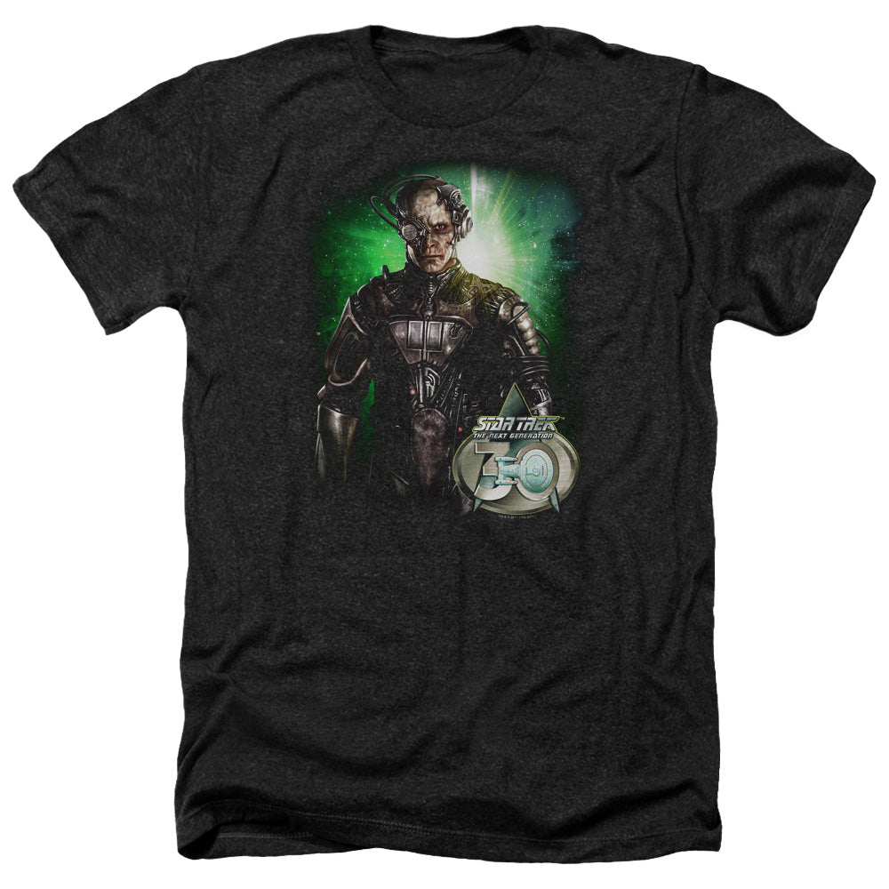 Star Trek Borg 30 Adult Size Heather Style T-Shirt.