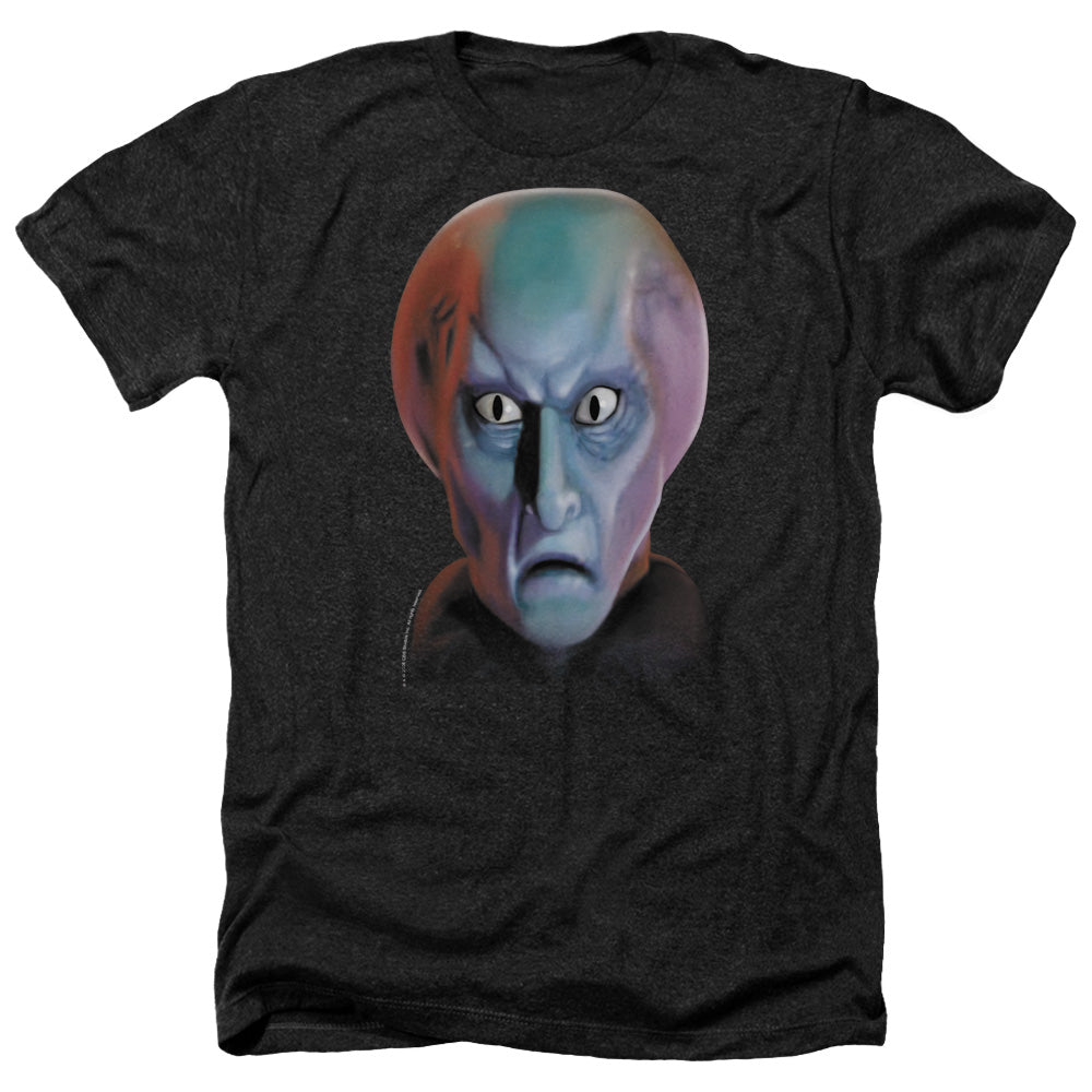Star Trek Balok Head Adult Size Heather Style T-Shirt.