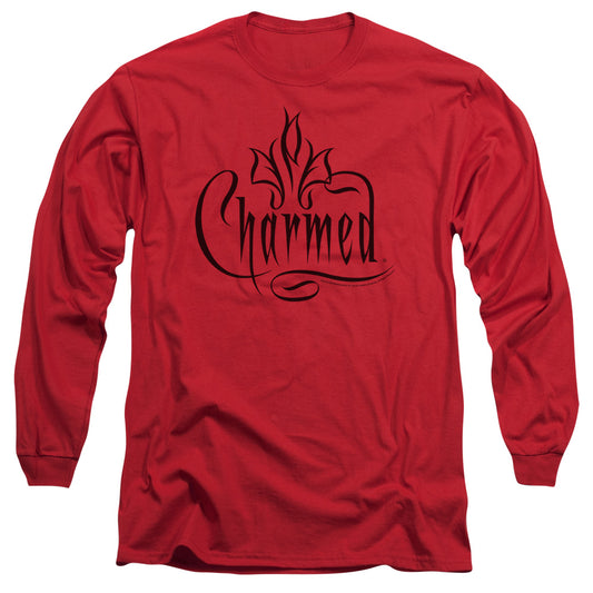 CHARMED : CHARMED LOGO L\S ADULT T SHIRT 18\1 RED 2X