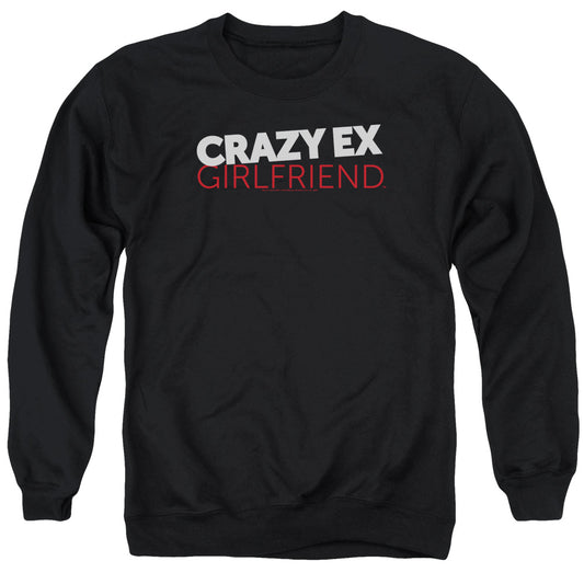 CRAZY EX GIRLFRIEND : CRAZY LOGO ADULT CREW SWEAT Black XL