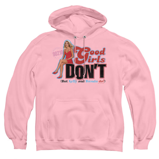 90210 : GOOD GIRLS DON'T ADULT PULL-OVER HOODIE PINK 2X
