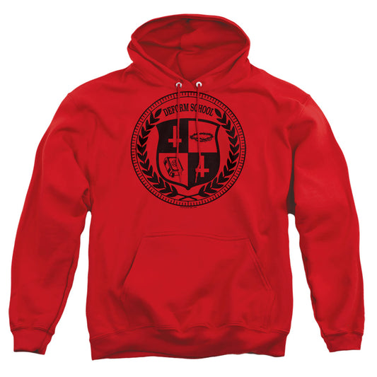 HELL FEST : DEFORM SCHOOL ADULT PULL OVER HOODIE Red MD