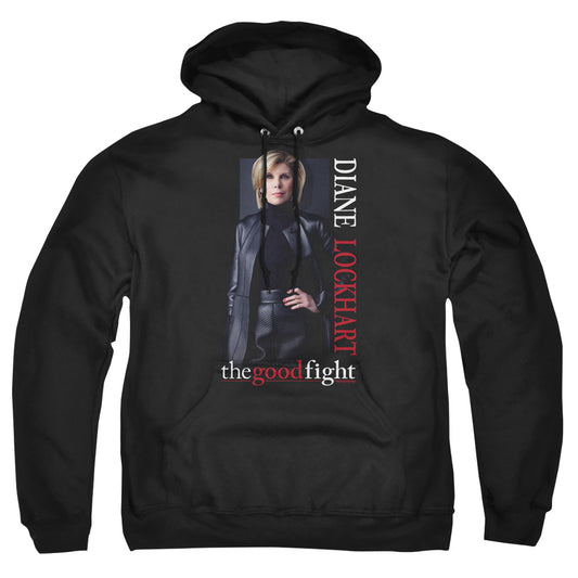 THE GOOD FIGHT : DIANE ADULT PULL OVER HOODIE Black 2X