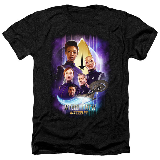 Star Trek Discovery Discoverys Finest Adult Size Heather Style T-Shirt.