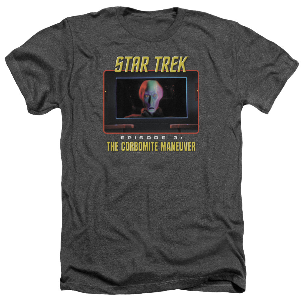 Star Trek; The Original Series; The Corbomite Maneuver; T-Shirt Type : Adult Size Heather Style 50/50 Blend; Color : Charcoal
