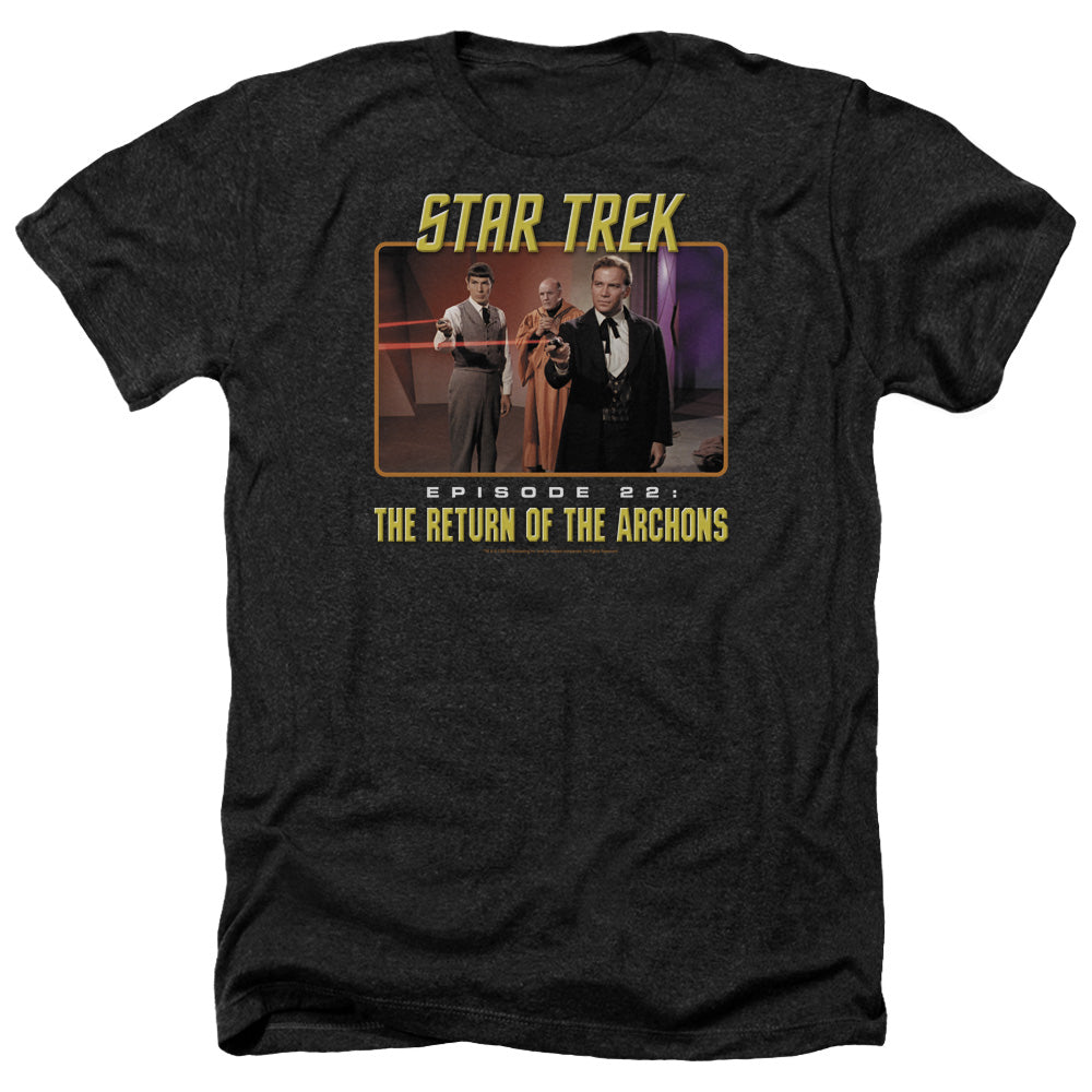 Star Trek Episode 22 Adult Size Heather Style T-Shirt.