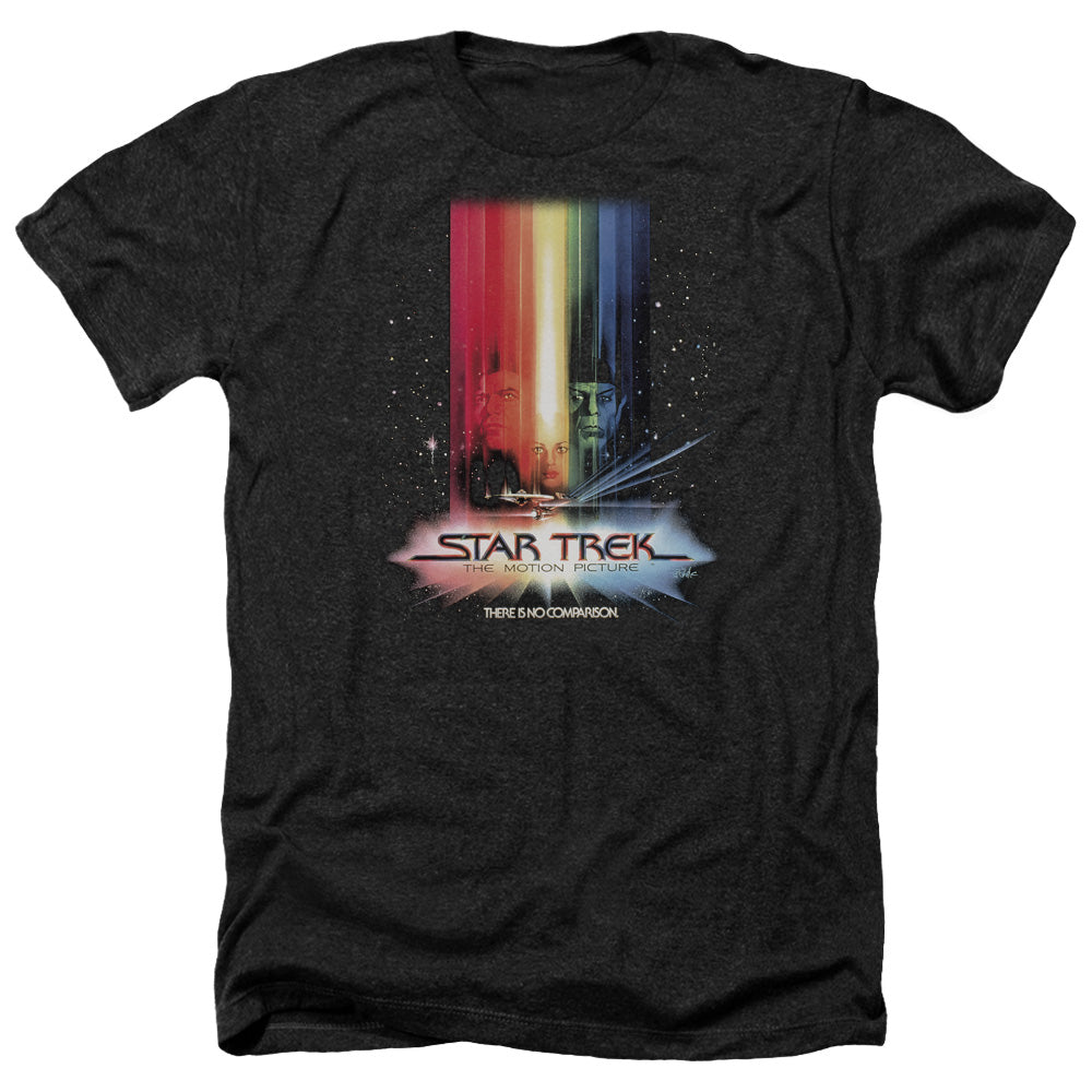 Star Trek Motion Picture Poster Adult Size Heather Style T-Shirt.