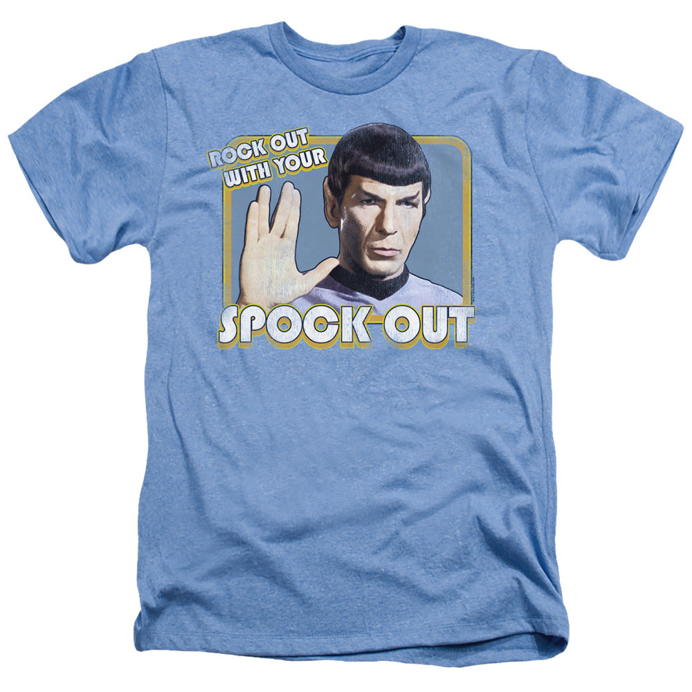 Star Trek Spock Out Adult Size Heather Style T-Shirt.