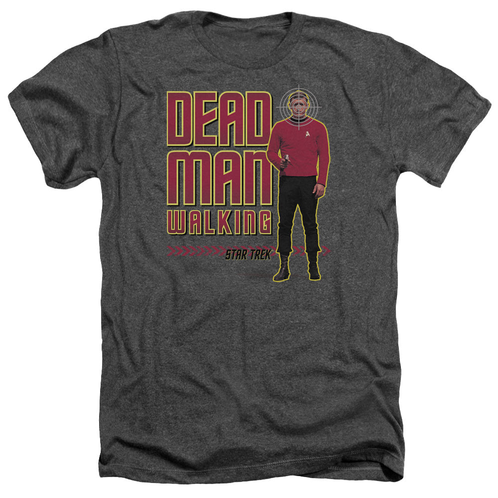 Star Trek Dead Man Walking Adult Size Heather Style T-Shirt.