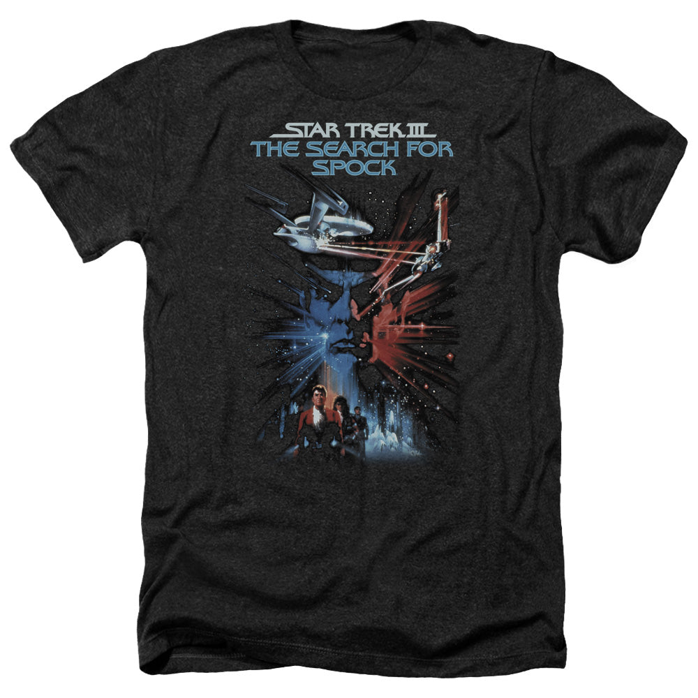 Star Trek Search For Spock Movie Adult Size Heather Style T-Shirt.