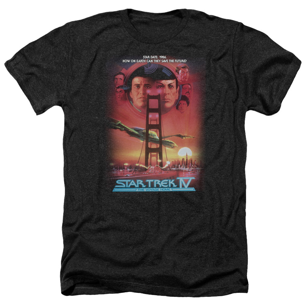 Star Trek The Voyage Home Movie Adult Size Heather Style T-Shirt.