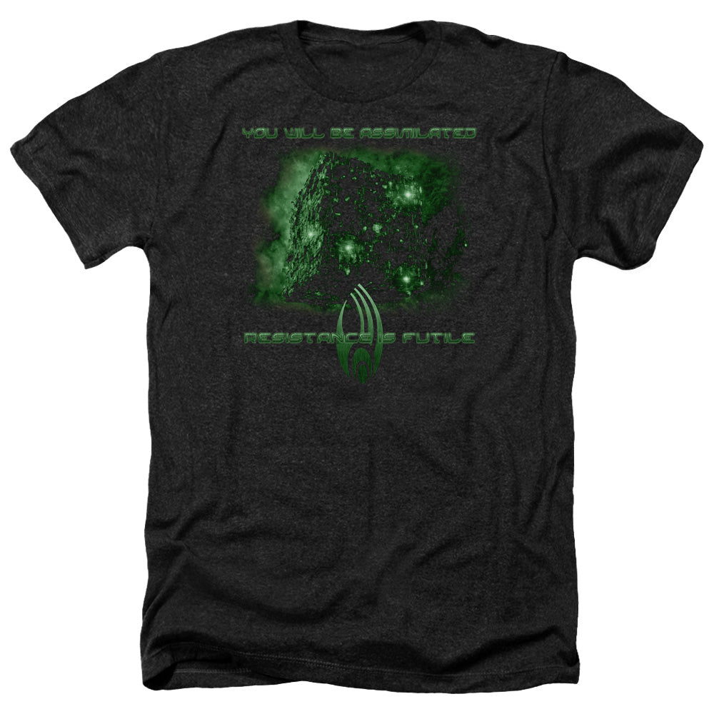 Star Trek Assimilate Adult Size Heather Style T-Shirt.