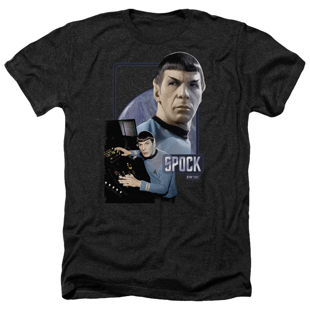 Star Trek Spock Adult Size Heather Style T-Shirt.