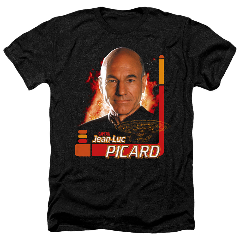 Star Trek Captain Picard Adult Size Heather Style T-Shirt.