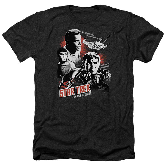 Star Trek Balance Of Terror Adult Size Heather Style T-Shirt.