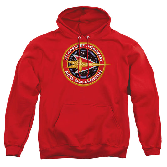 STAR TREK : RED SQUADRON ADULT PULL OVER HOODIE Red XL