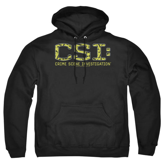 CSI : COLLAGE LOGO ADULT PULL OVER HOODIE Black MD