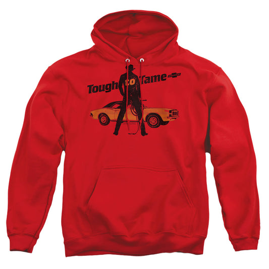 CHEVROLET : TOUGH TO TAME ADULT PULL OVER HOODIE Red 2X