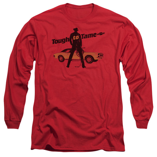 CHEVROLET : TOUGH TO TAME L\S ADULT T SHIRT 18\1 Red 2X