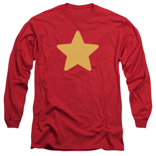 STEVEN UNIVERSE : STAR L\S ADULT T SHIRT 18\1 Red MD