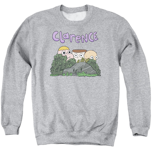 CLARENCE : GANG ADULT CREW NECK SWEATSHIRT Athletic Heather MD