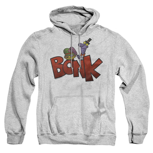 DEXTER'S LABORATORY : BONK ADULT PULL OVER HOODIE Athletic Heather SM