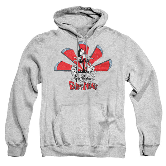 GRIM ADVENTURES OF BILLY AND MANDY : GRIM ADVENTURES ADULT PULL OVER HOODIE Athletic Heather LG