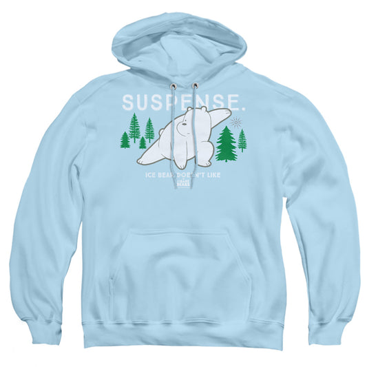 WE BARE BEARS : SUSPENSE ADULT PULL OVER HOODIE LIGHT BLUE MD
