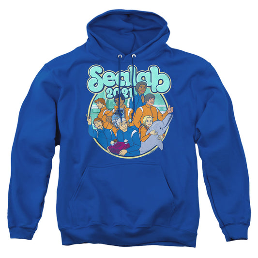 SEALAB 2021 : GANG'S ALL HERE ADULT PULL OVER HOODIE Royal Blue 2X