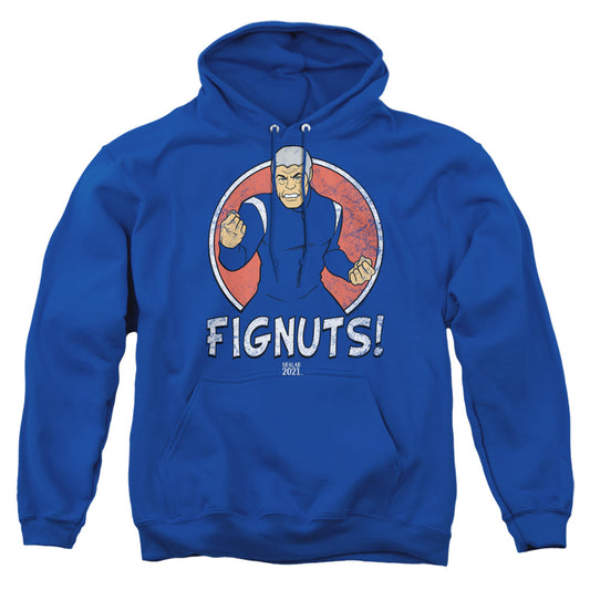 SEALAB 2021 : FIGNUTS ADULT PULL OVER HOODIE Royal Blue 2X