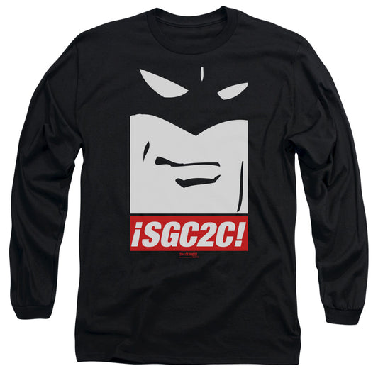 SPACE GHOST : SGC2C L\S ADULT T SHIRT 18\1 Black MD
