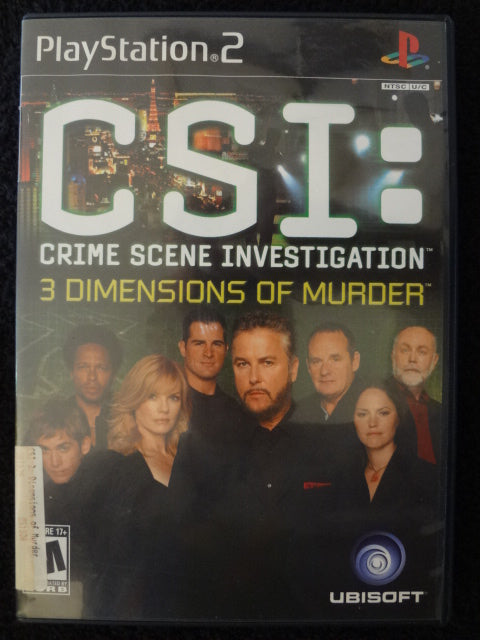 CSI Crime Scene Investigation 3 Dimensions of Murder Sony PlayStation 2