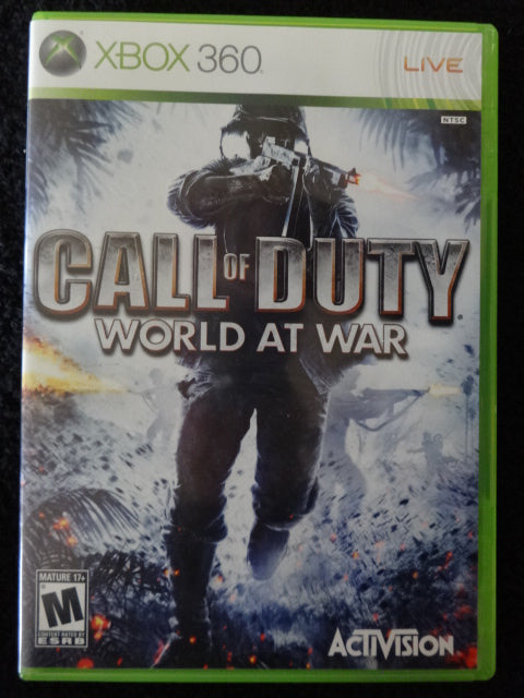 Call Of Duty World At War Microsoft Xbox 360