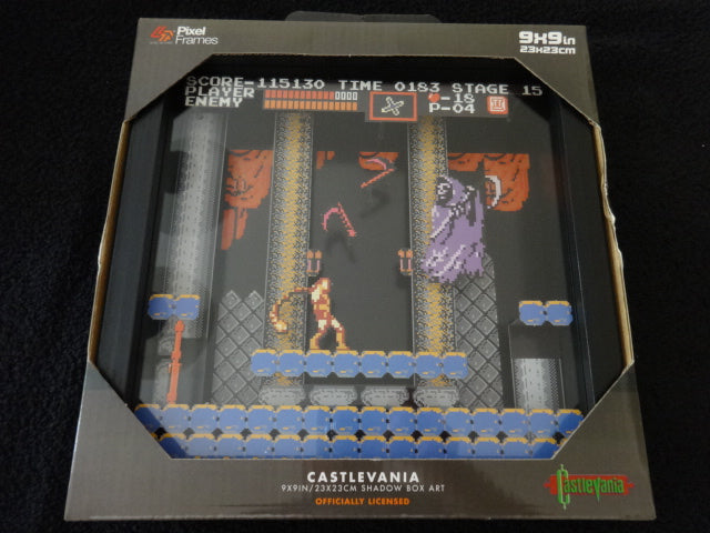 Castlevania Pixel Frame 9 X 9