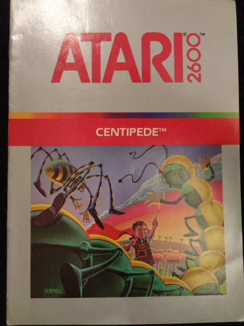 Centipede Instruction Booklet Atari 2600