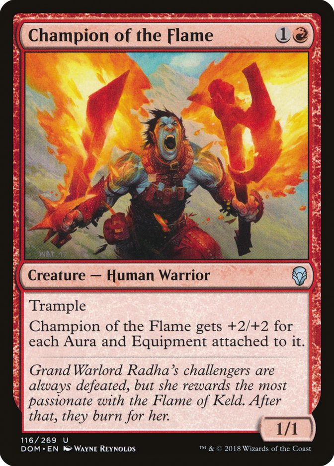 Champion of the Flame Magic The gathering Dominaria-dom-116